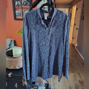 Cold Water Creek button down blouse, XL